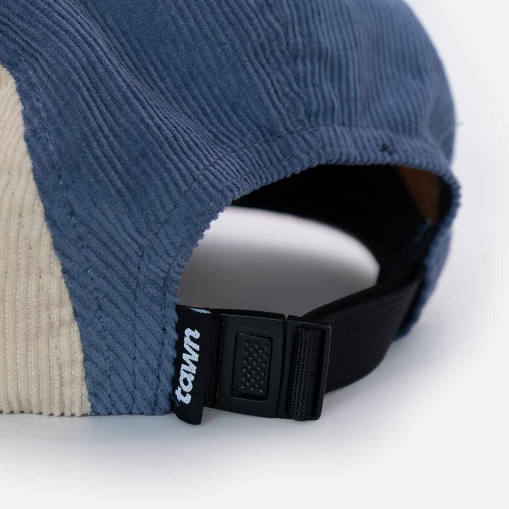 Kids Squamish Corduroy 5 Panel Cap / Blue / Orange / Blue