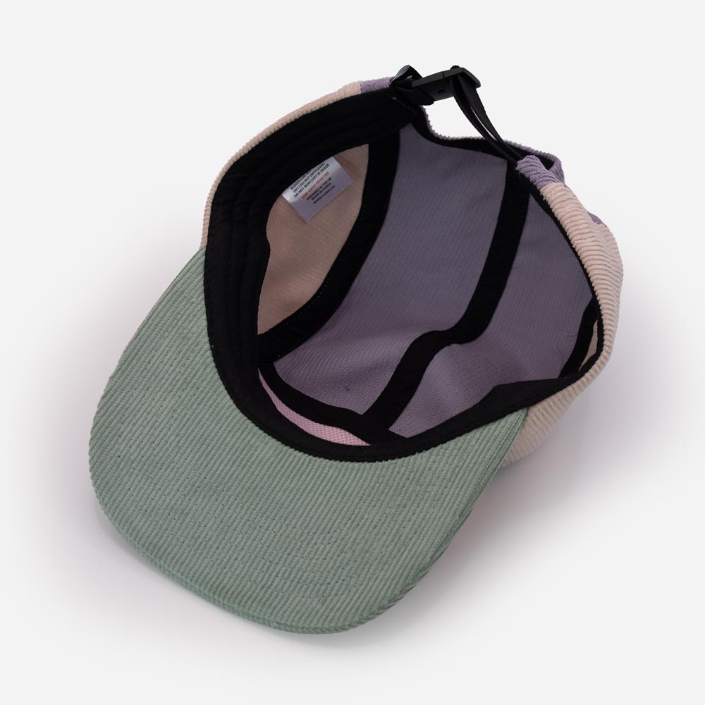 Kids Squamish Corduroy 5 Panel Cap / Pink / Green / Purple