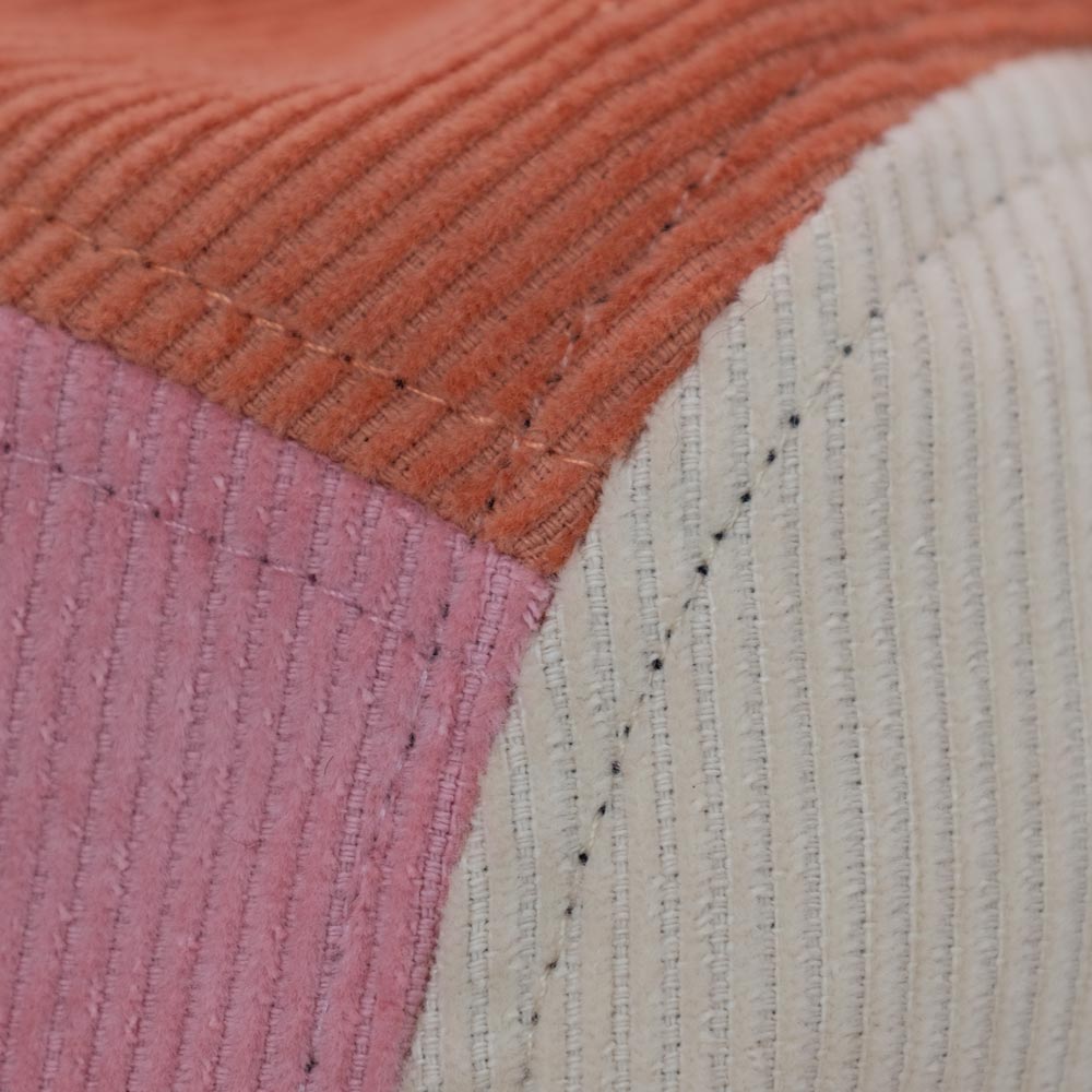 Kids Squamish Corduroy 5 Panel Cap / Red / Pink / Tangerine
