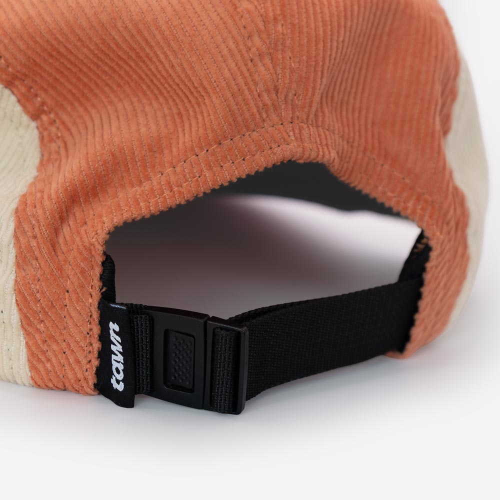 Kids Squamish Corduroy 5 Panel Cap / Red / Pink / Tangerine