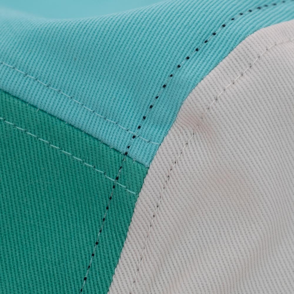 Kids Tofino Cotton 5 Panel Cap / Green / Pink / Green
