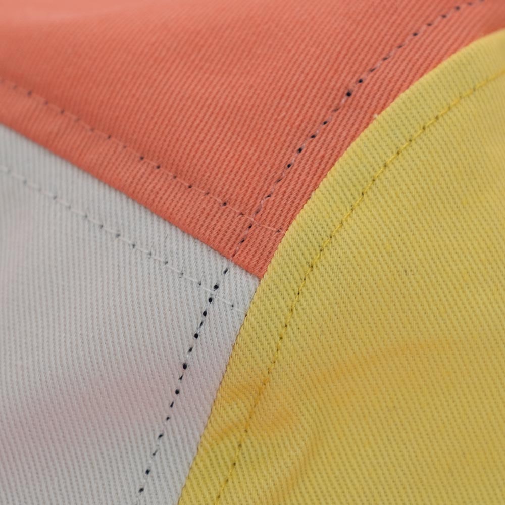 Kids Tofino Cotton 5 Panel Cap / Pink / Orange / Yellow