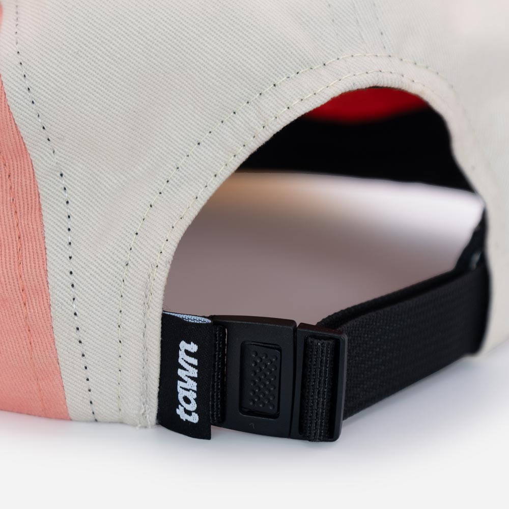 Kids Tofino Cotton 5 Panel Cap / Pink / Peach / Lemon